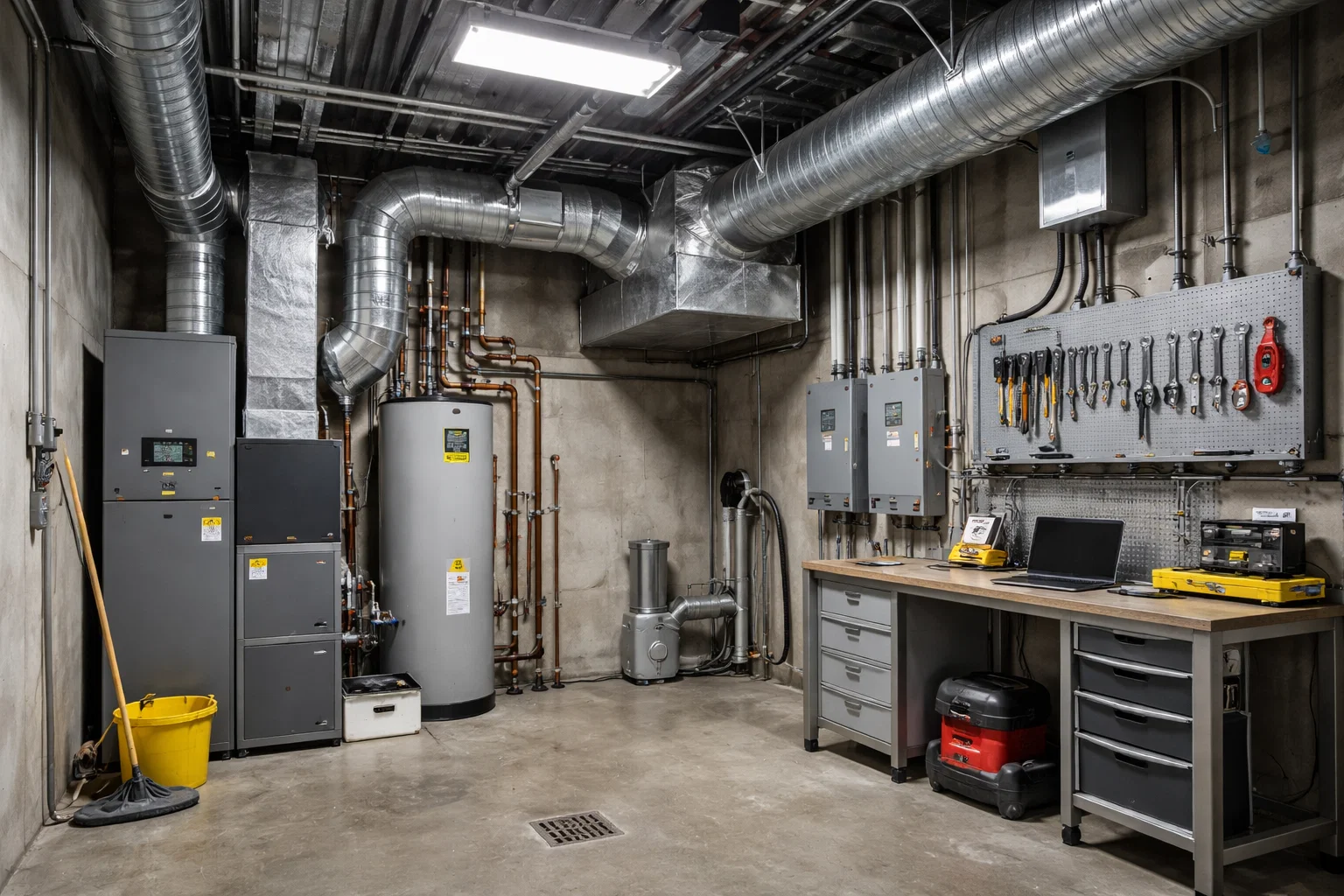 HVAC для сервисных и технических помещений