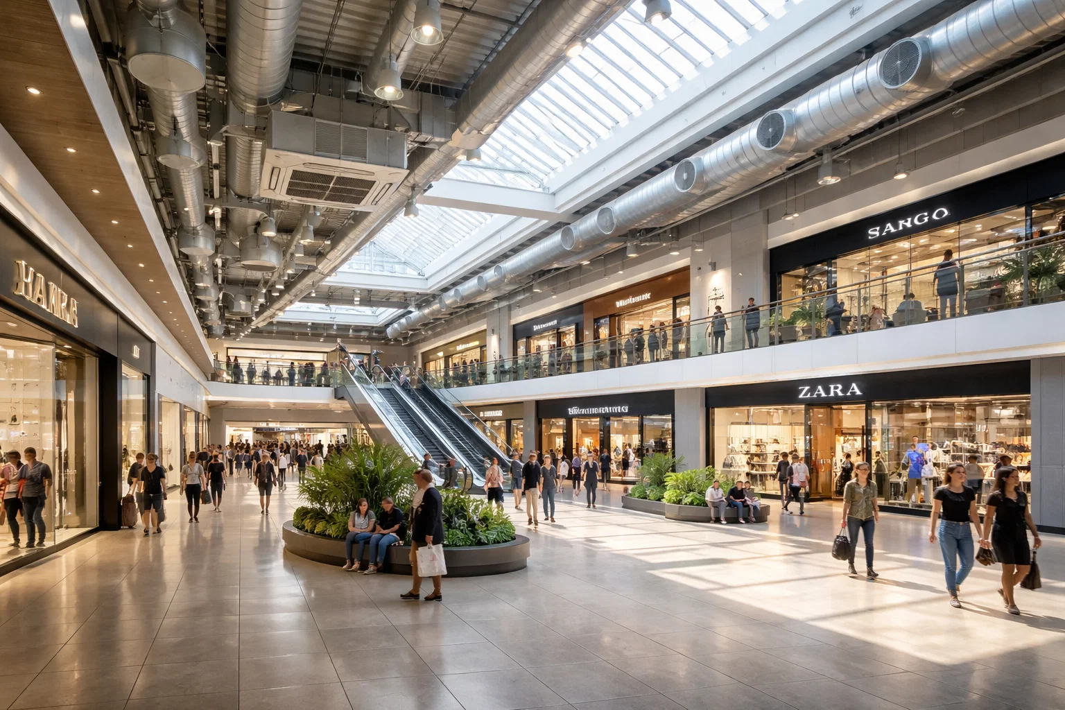 Торговые залы и магазины