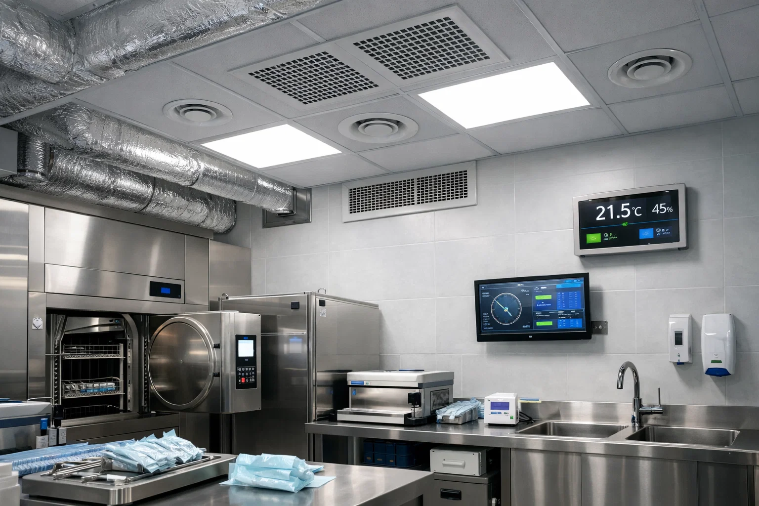 Стерилизационные помещения: какие требования предъявляются к вентиляции, фильтрации и температурному режиму