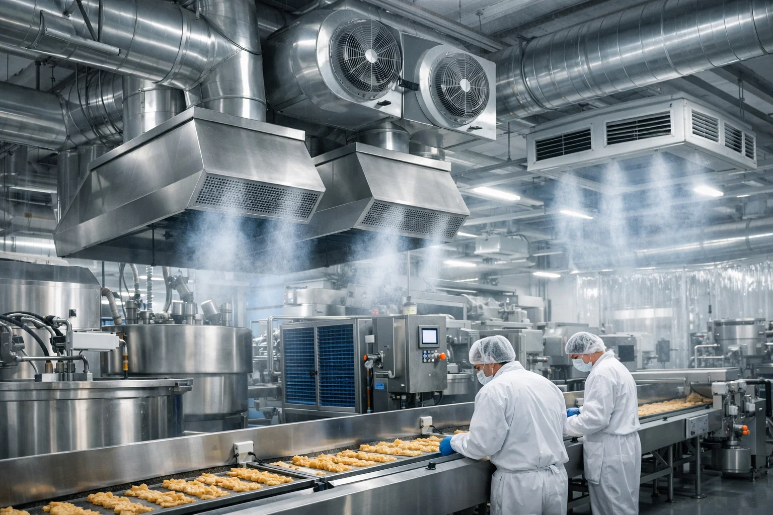 Вентиляция и кондиционирование пищевой промышленности: как поддерживать чистоту воздуха и стабильные параметры