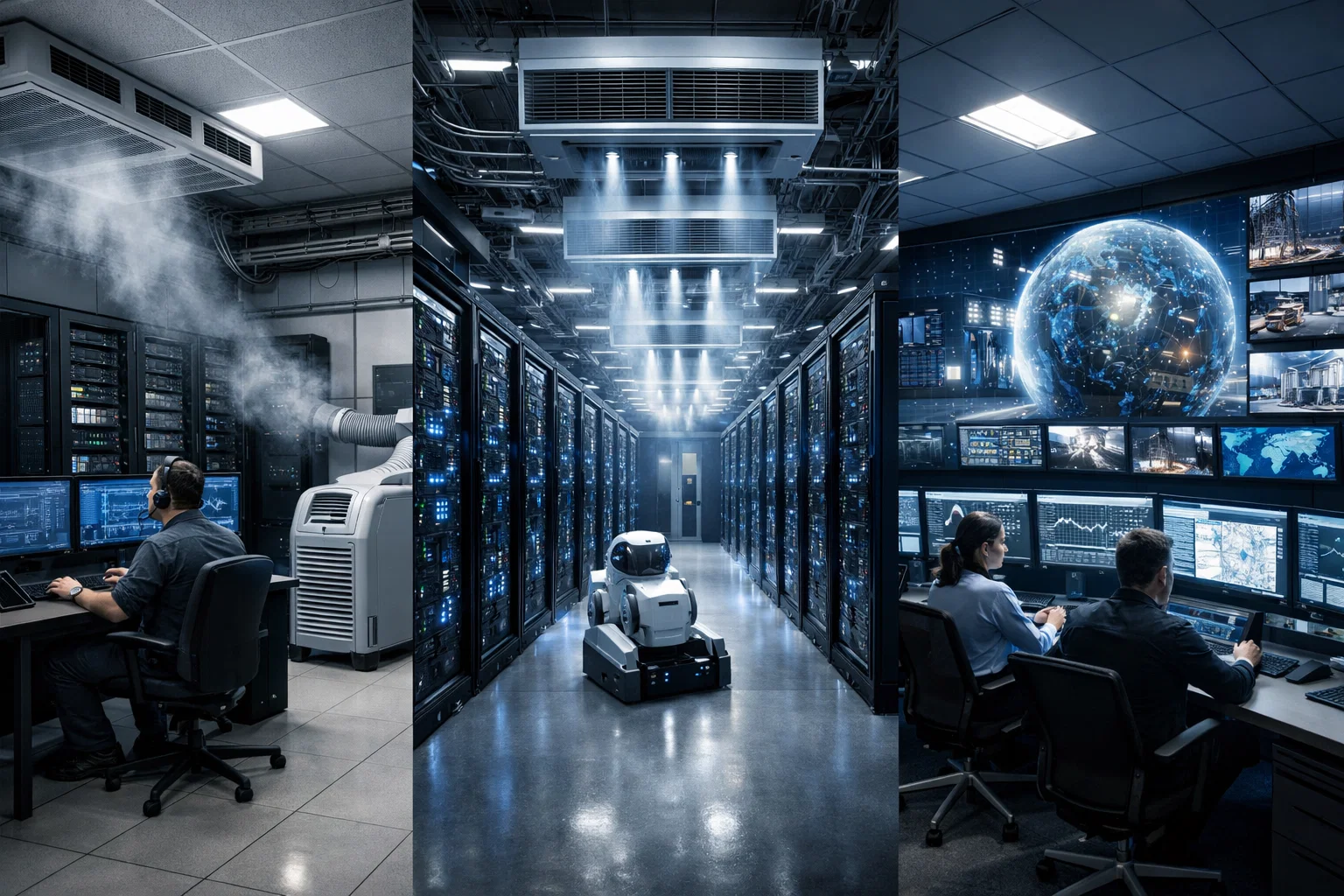 Микроклимат на объектах с ИТ-нагрузкой: от серверных комнат до AI ЦОД и центров управления