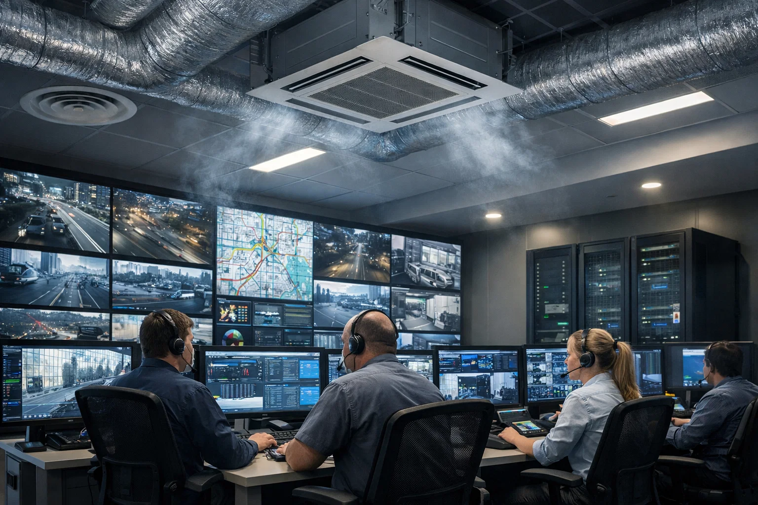 Центры координации и диспетчерские: какие HVAC-решения нужны для круглосуточной работы без сбоев