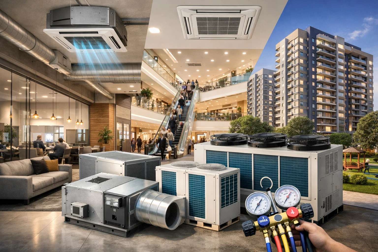 Как выбрать HVAC для бизнес-центров, торговых залов и жилых комплексов: комфорт, энергоэффективность и надежность