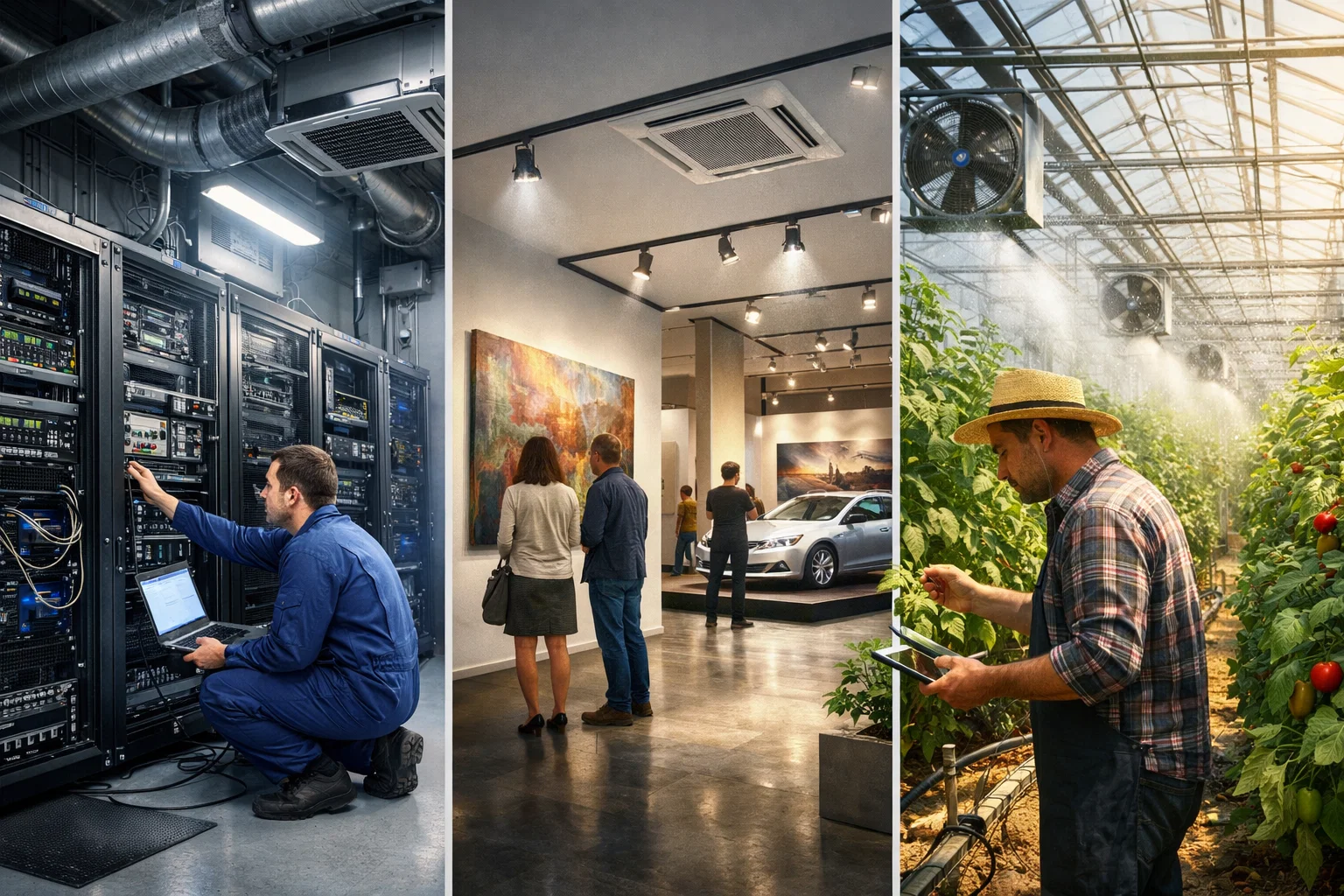 Микроклимат в технических, выставочных и аграрных объектах: чем отличаются требования и инженерные подходы