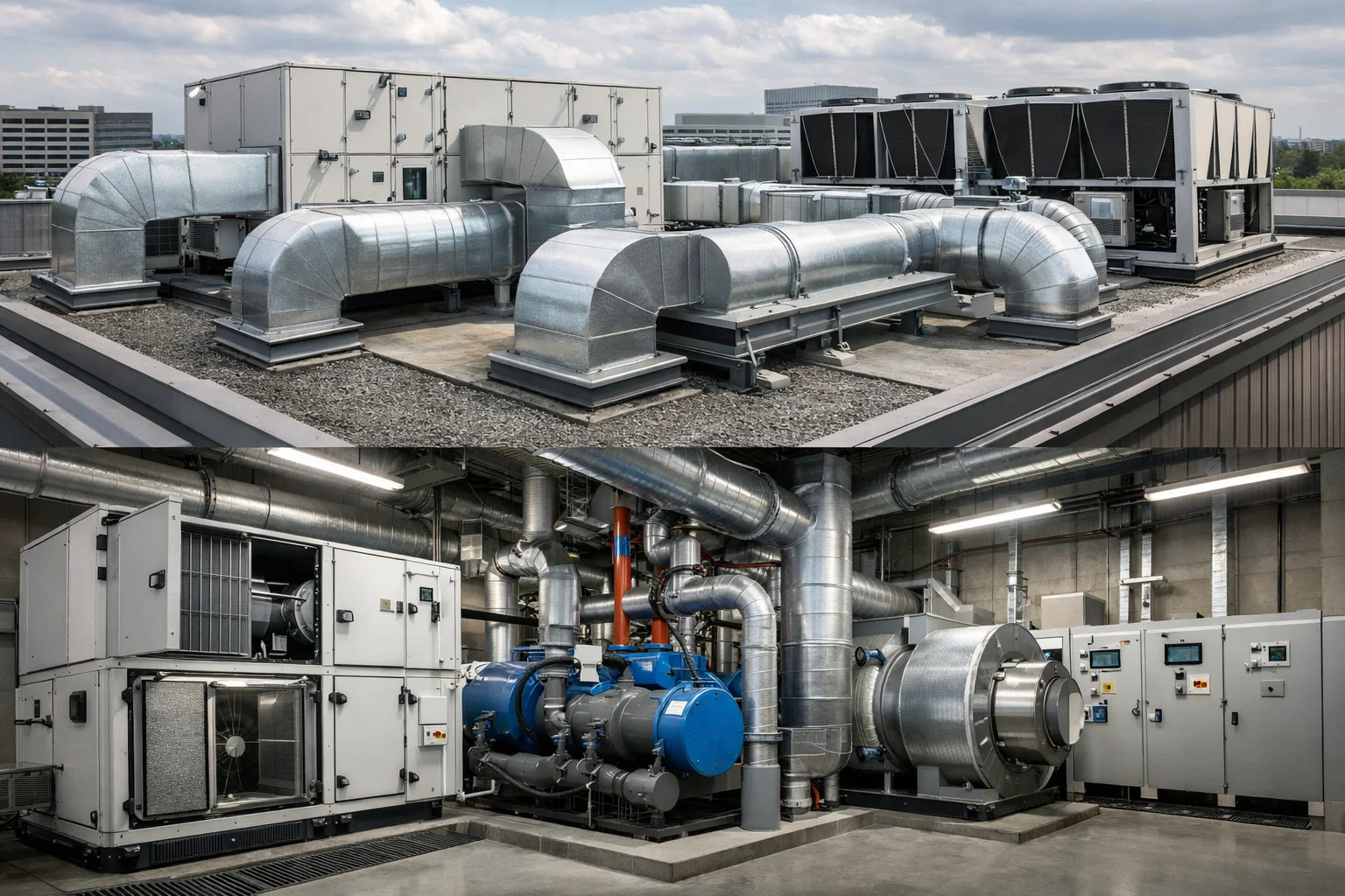 Центральные кондиционеры и вентиляционные агрегаты: роль в комплексной HVAC-системе здания
