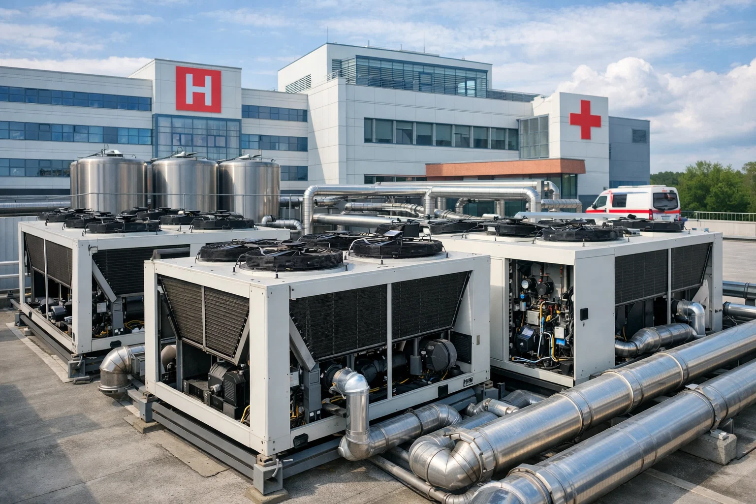 Чиллеры для больниц и клиник: как организовать надёжное холодоснабжение медицинского объекта