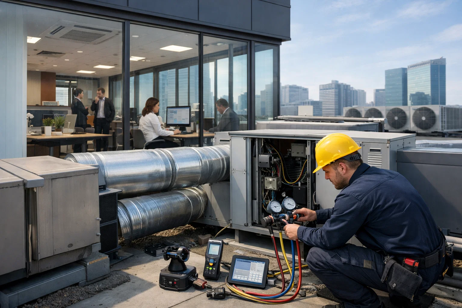 Вентиляция и кондиционирование бизнес-центров: как обеспечить комфорт для арендаторов и стабильную работу инженерии