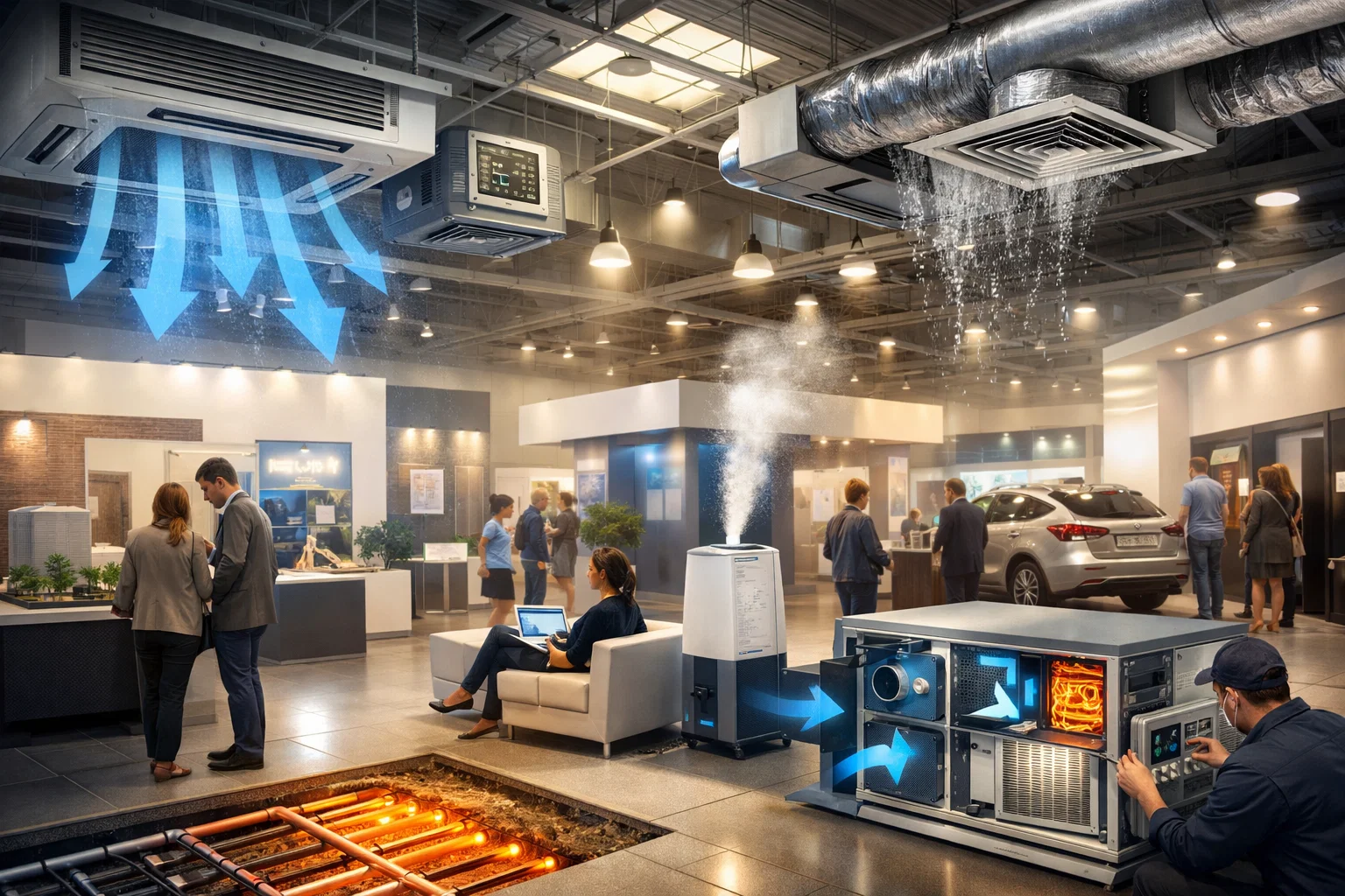 Комфортный микроклимат в выставочных залах и павильонах: что важно учесть при проектировании системы