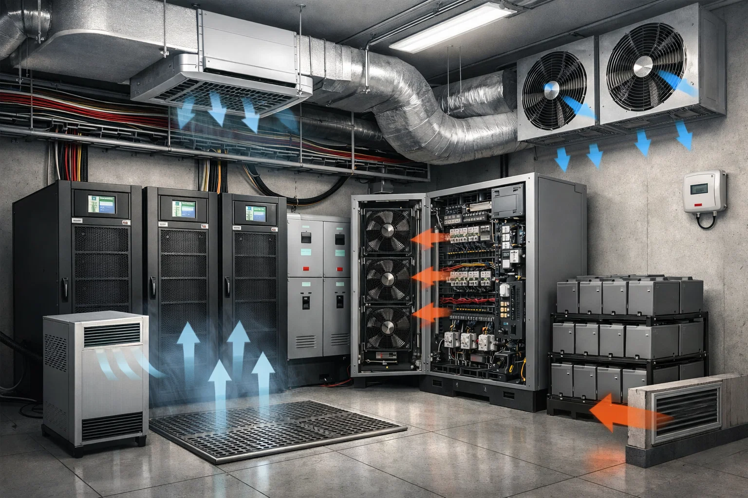 Системы охлаждения для ИБП и электротехнических помещений: что важно учитывать при проектировании