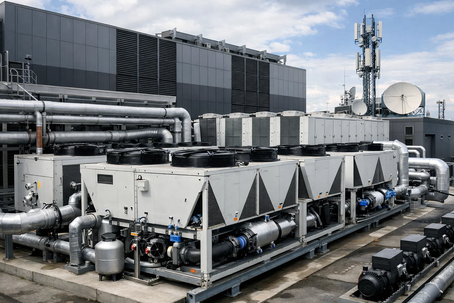 Чиллеры для дата-центров и телеком-объектов: как построить надежное холодоснабжение критической инфраструктуры