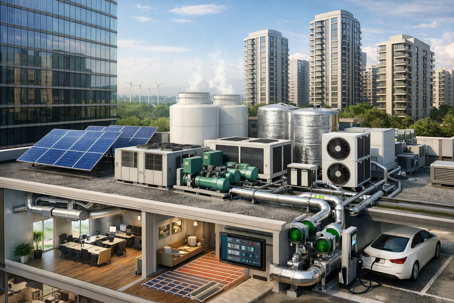 Энергоэффективный HVAC для бизнес-центров и жилых комплексов: за счет чего реально снижаются эксплуатационные расходы