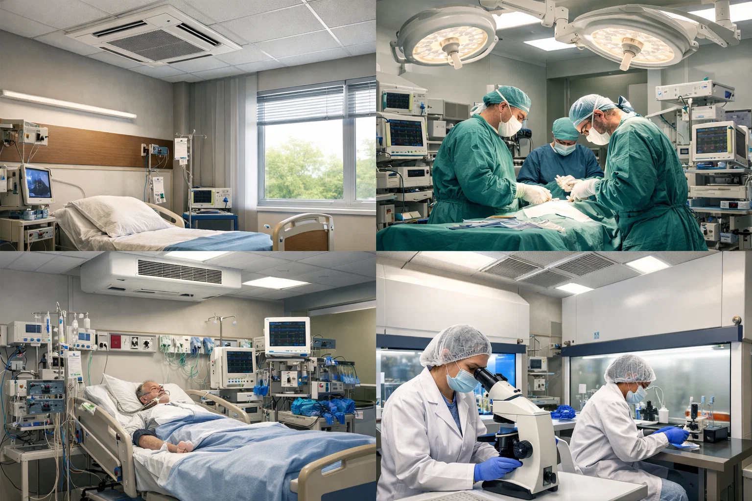 Фанкойлы в больницах и клиниках: где их можно применять, а где лучше использовать другие решения