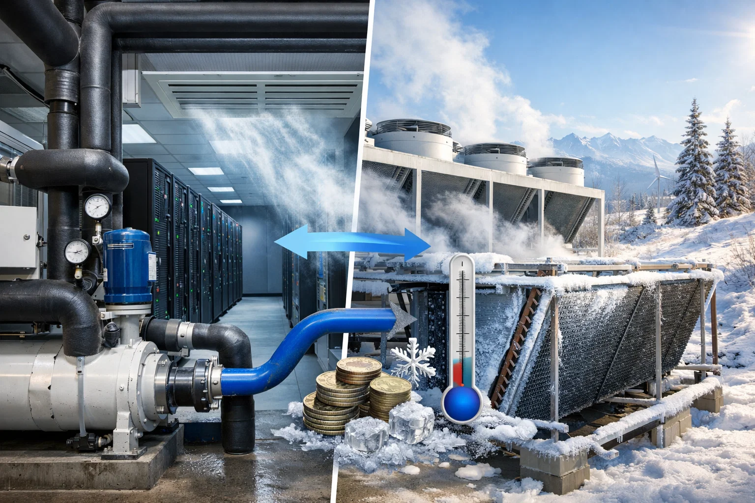 Фрикулинг в системах холодоснабжения: когда он действительно снижает эксплуатационные затраты