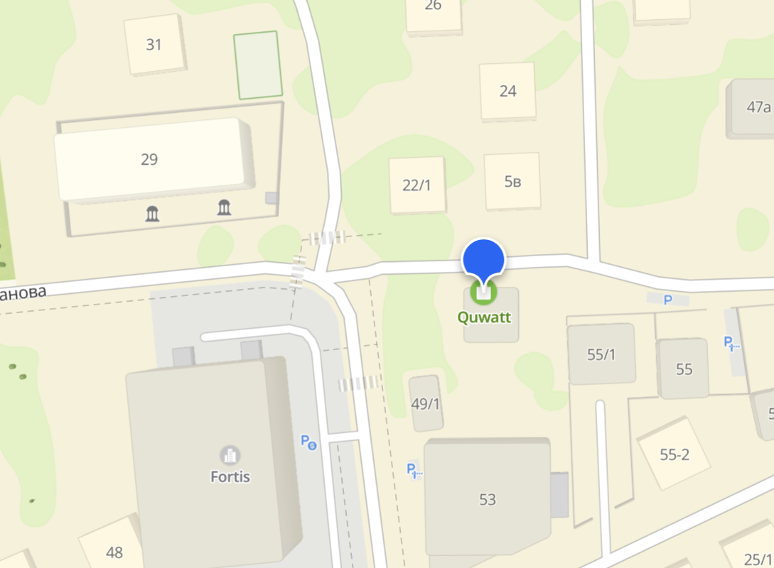 Карта офисов Aria