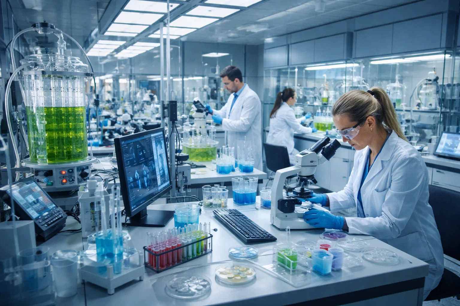 Биотехнологические лаборатории