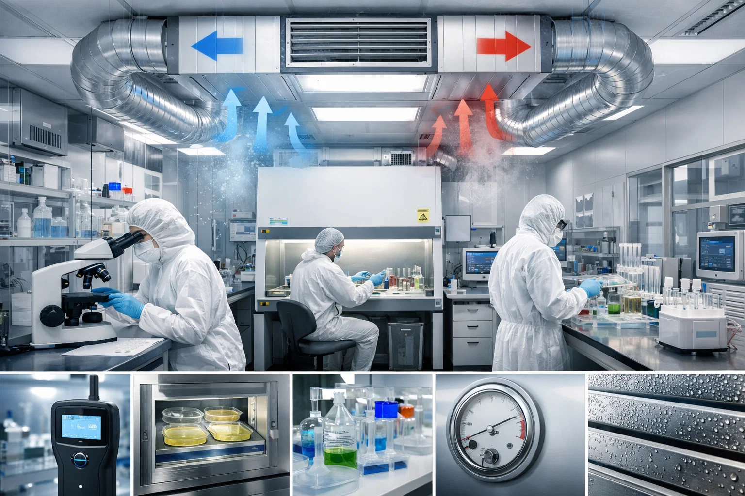 Инженерный подбор HVAC для биотехнологических лабораторий