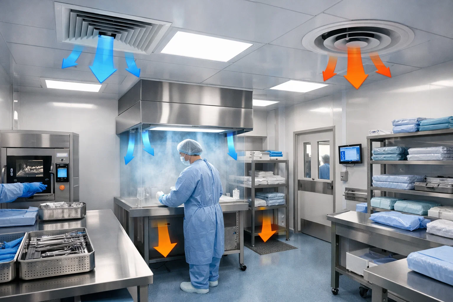 Инженерный подбор HVAC для стерилизационных помещений