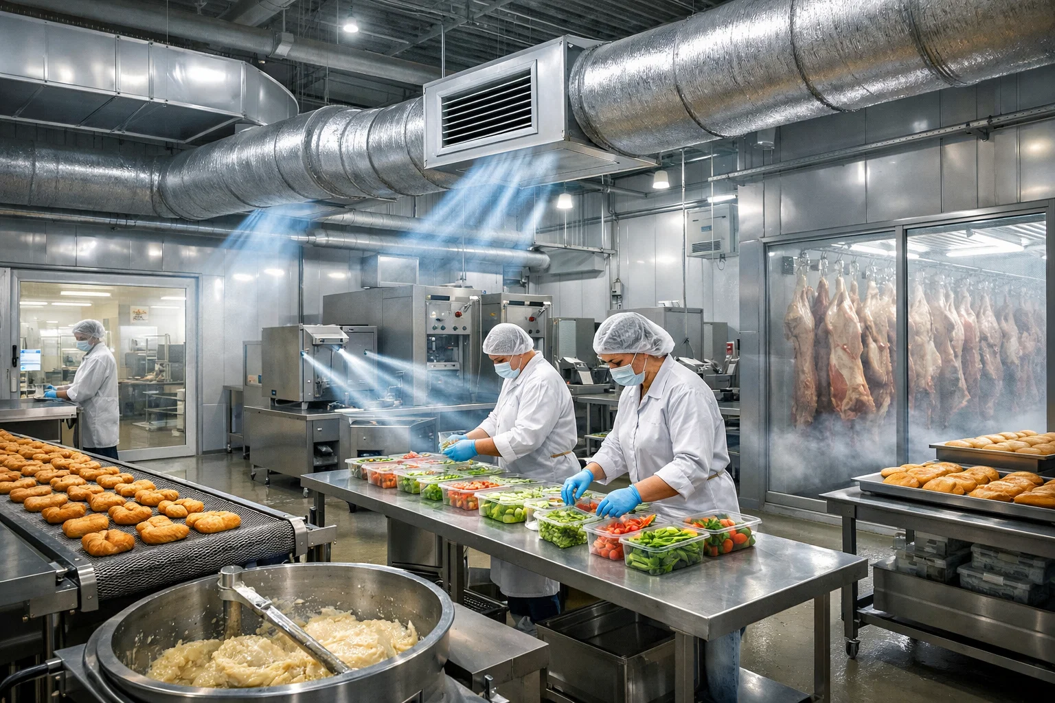 Инженерный подбор HVAC для пищевой промышленности