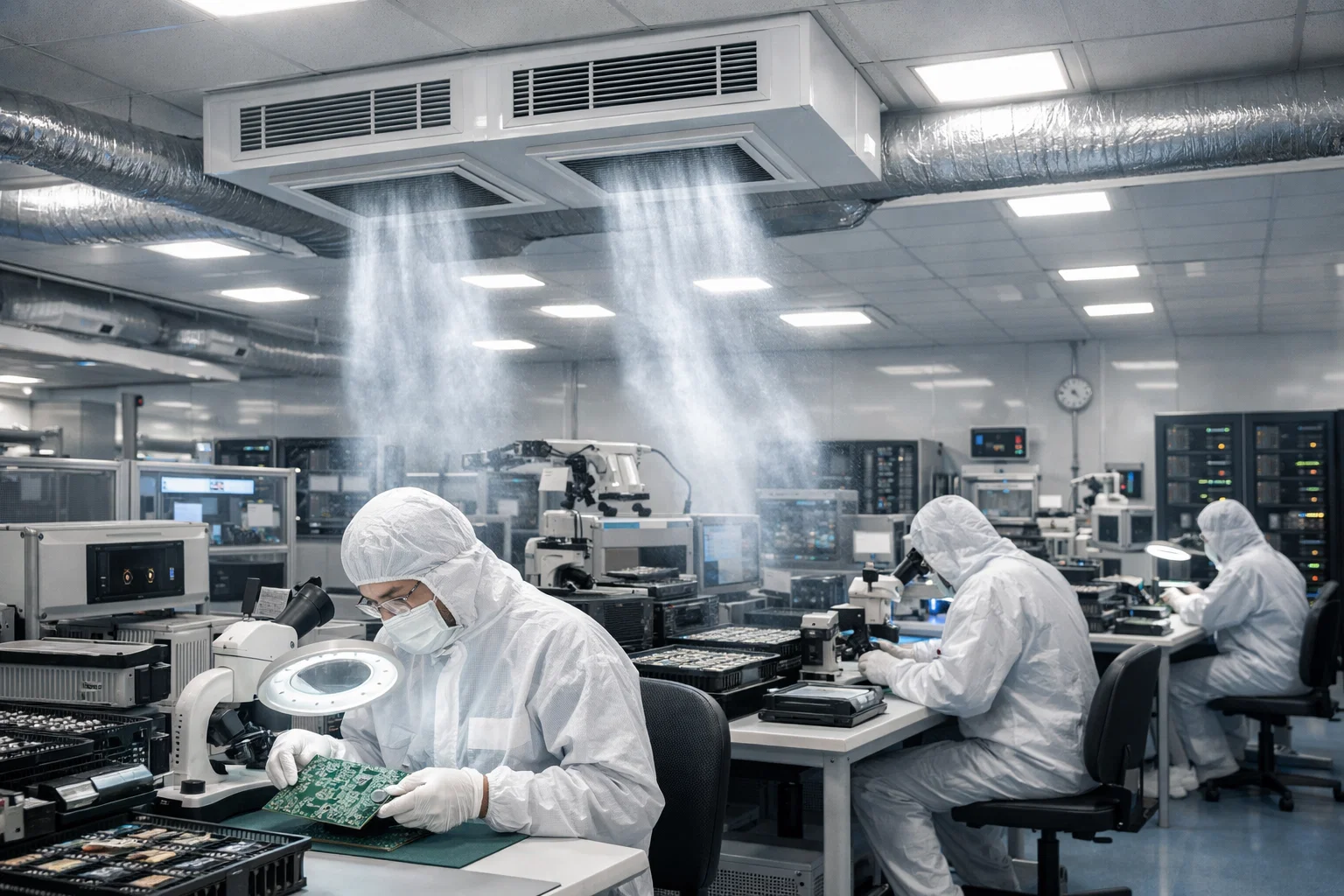 Инженерный подбор HVAC для электронных и приборостроительных производств