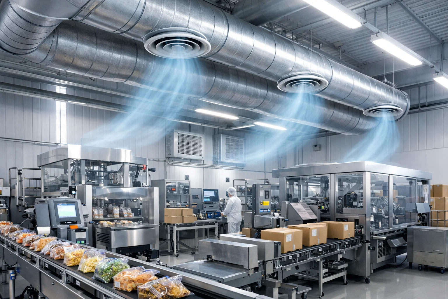 Инженерный подбор HVAC для упаковочных и фасовочных линий