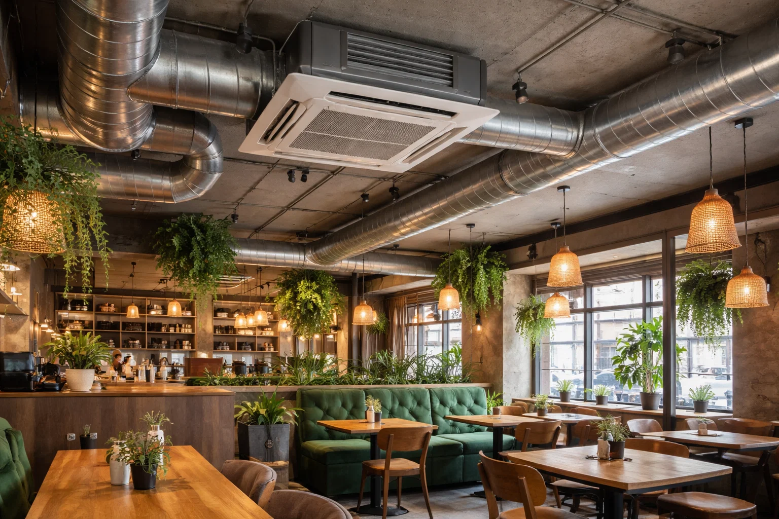 Инженерный подбор вентиляции и кондиционирования для ресторана