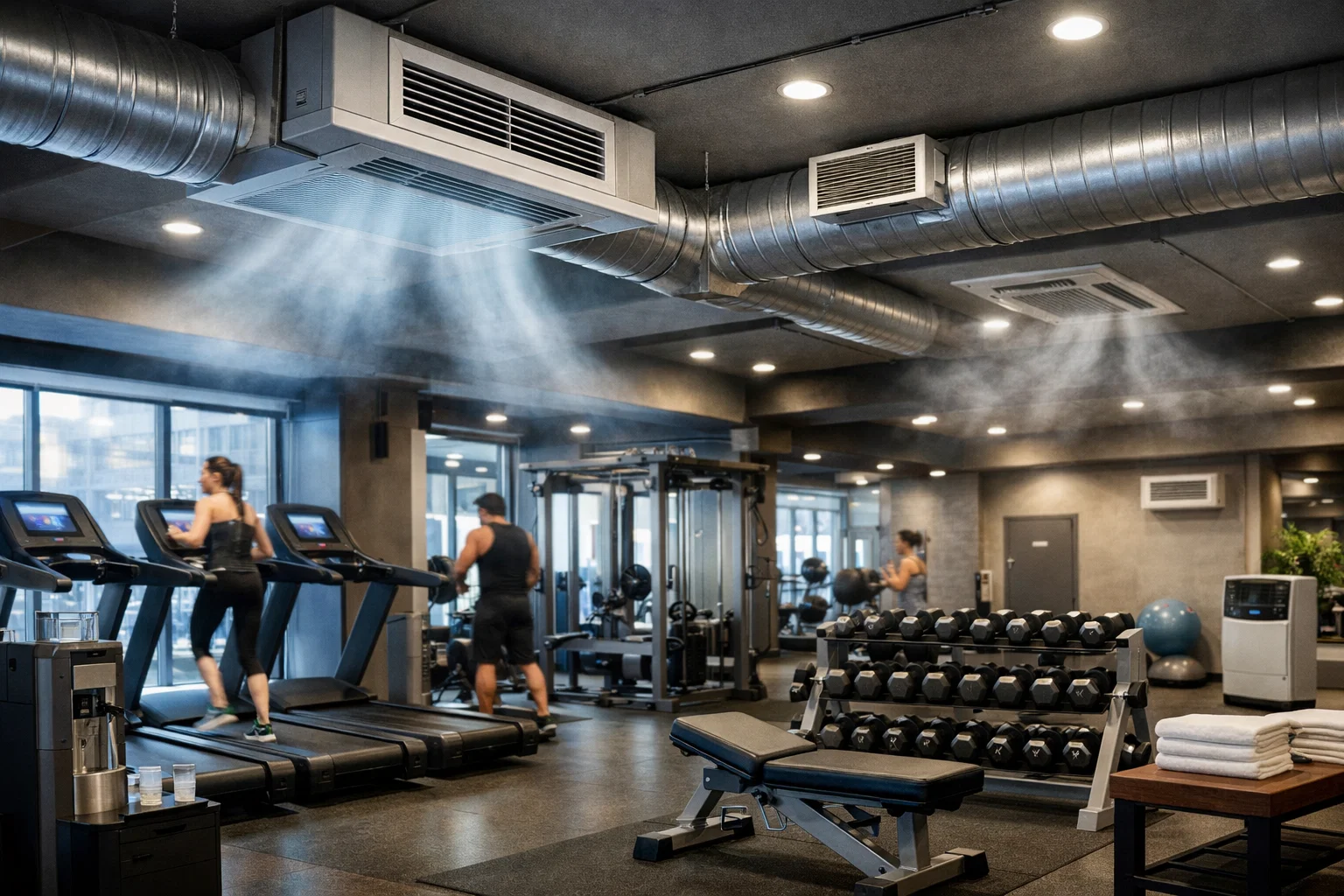 Инженерный подбор HVAC для тренажёрного зала