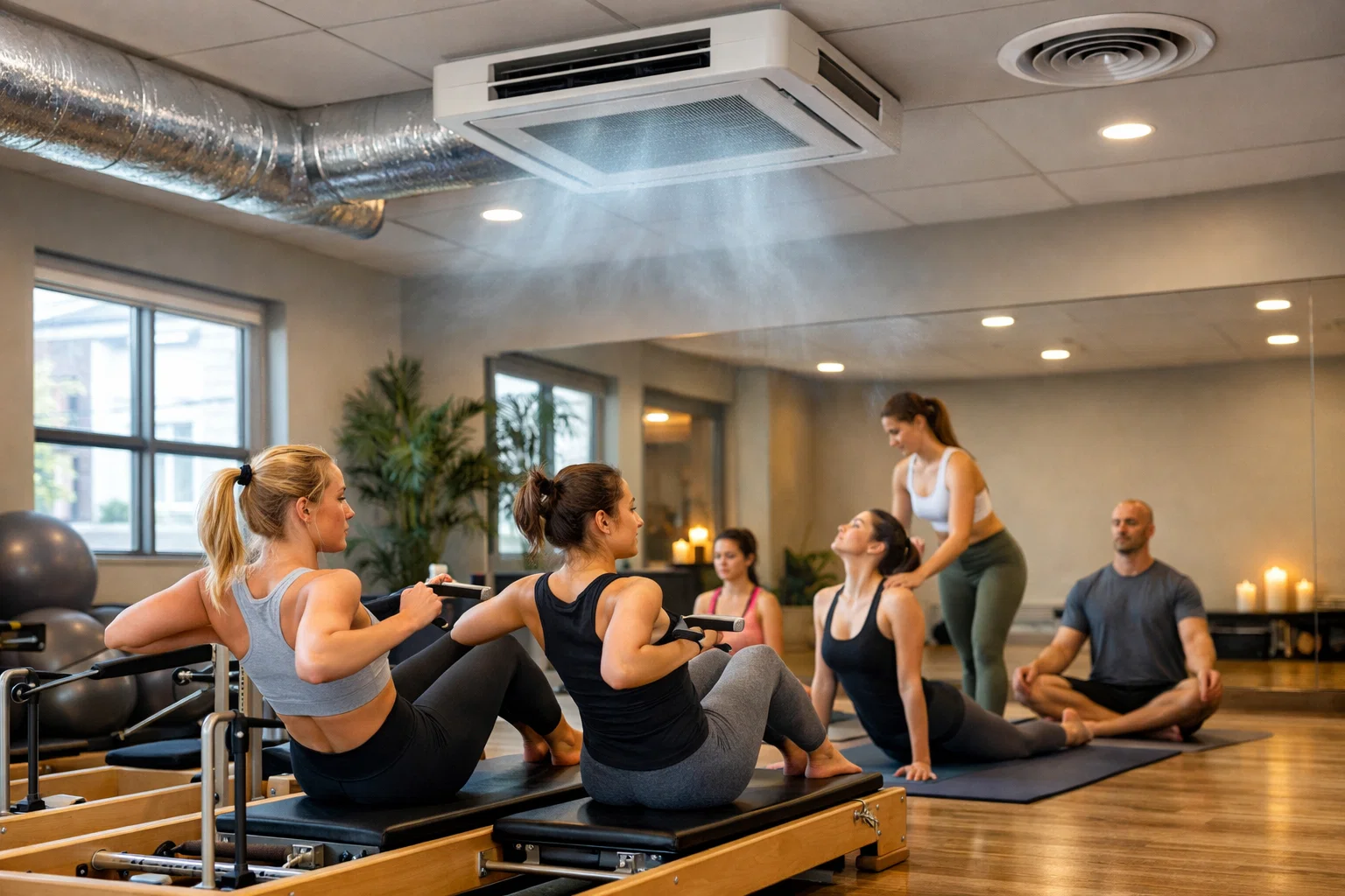 Инженерный подбор HVAC для йога- и пилатес-студии