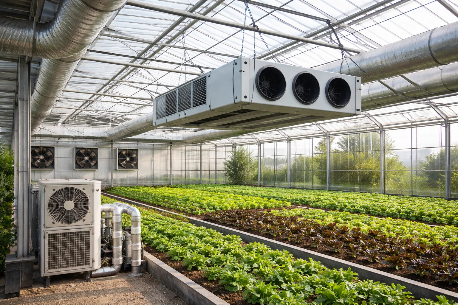Инженерный подбор HVAC для теплицы
